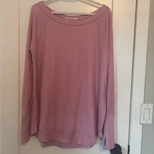 We The Free Long-Sleeve Top in Dusty Pink